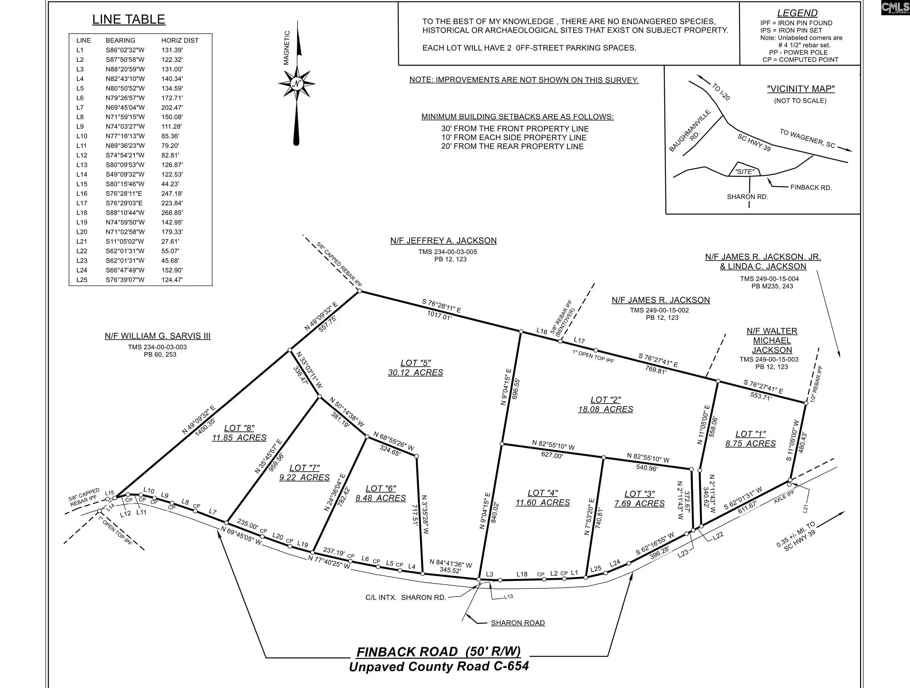 Photo 4 of Land for sale at Lot 1 Finback, Wagener, SC 29164 | MLS# 637356 | Listing updated on 2026-08-04