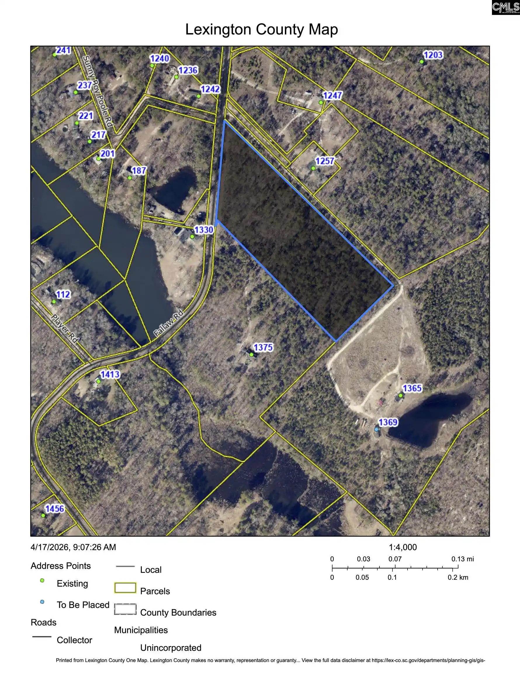 Photo 3 of Land for sale at 0 Fallaw, Gaston, SC 29053 | MLS# 639534 | Listing updated on 2026-07-28