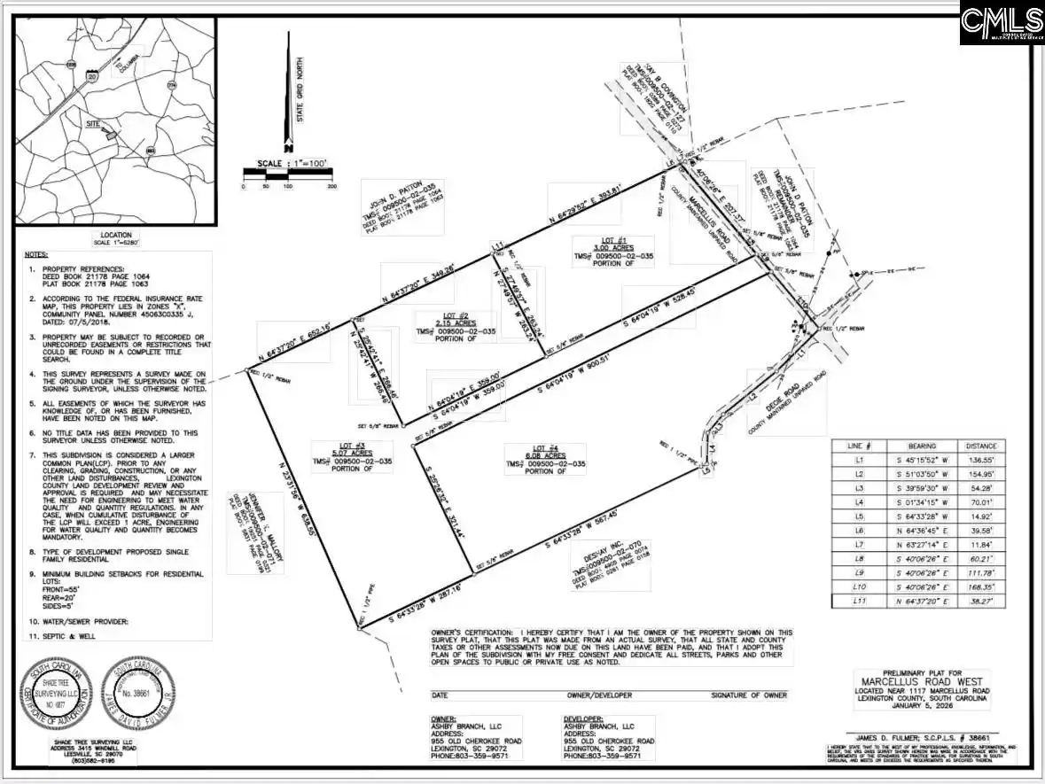 Photo 4 of Land for sale at 0 Marcellus, Leesville, SC 29070 | MLS# 639643 | Listing updated on 2026-07-30