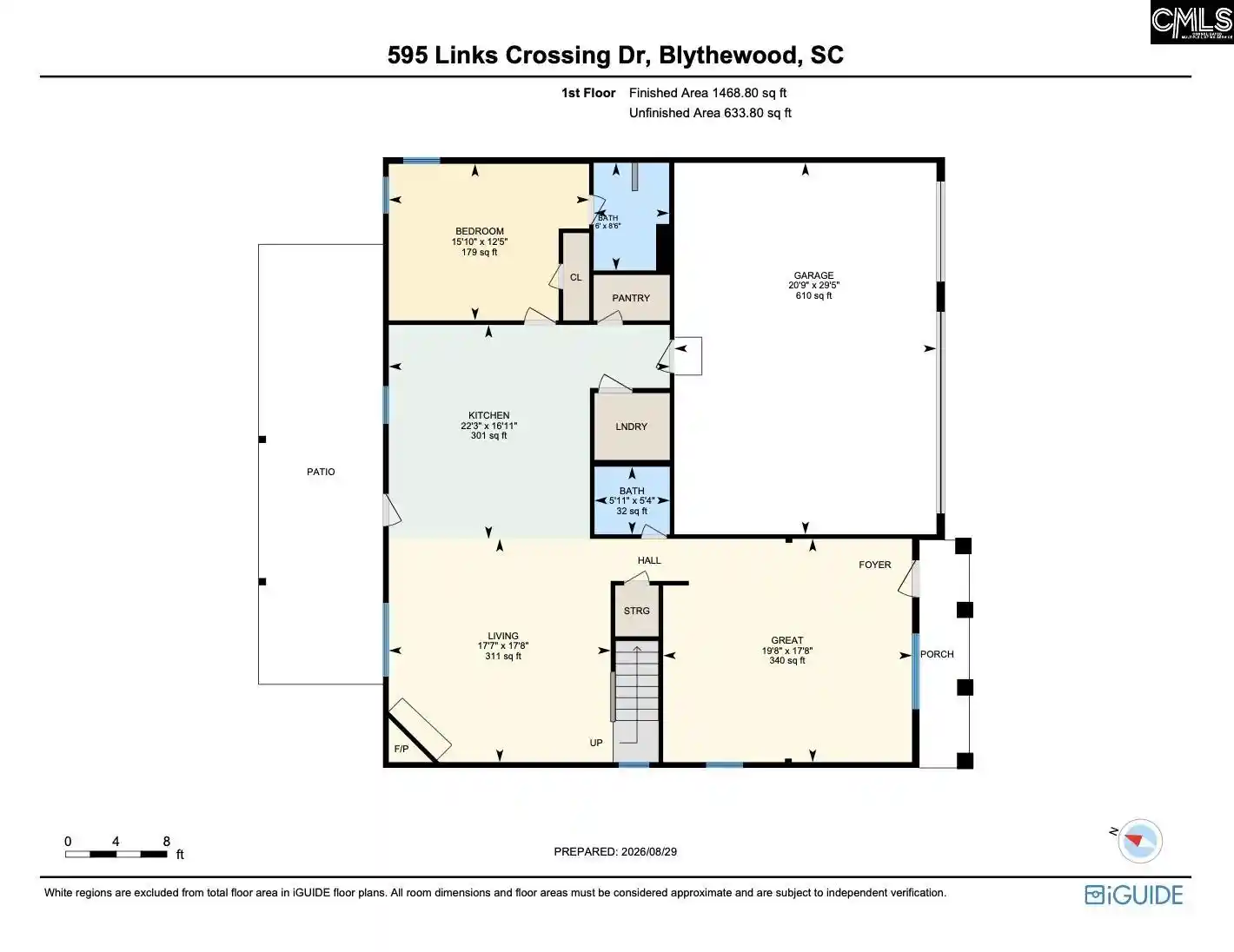 Photo 2 of Single family home for sale at 595 Links Xing, Blythewood, SC 29016 | MLS# 642049 | Listing updated on 2026-08-31