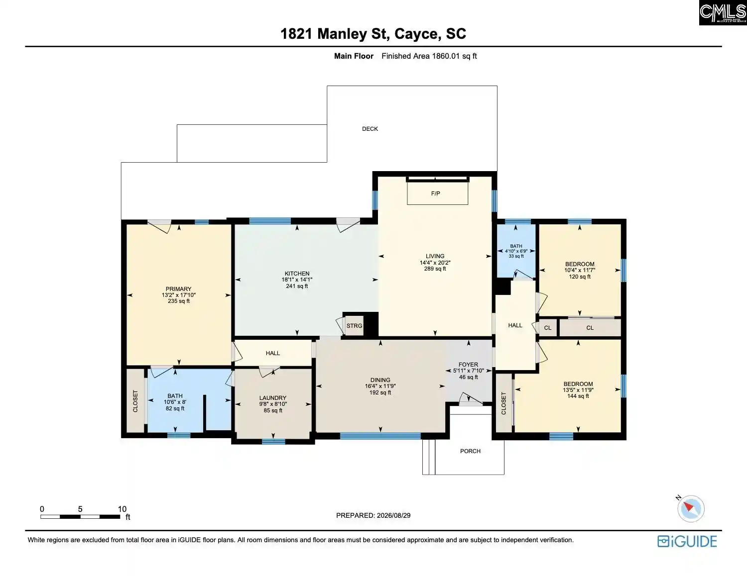 Photo 41 of Single family home for sale at 1821 Manley, Cayce, SC 29033 | MLS# 642059 | Listing updated on 2026-09-01