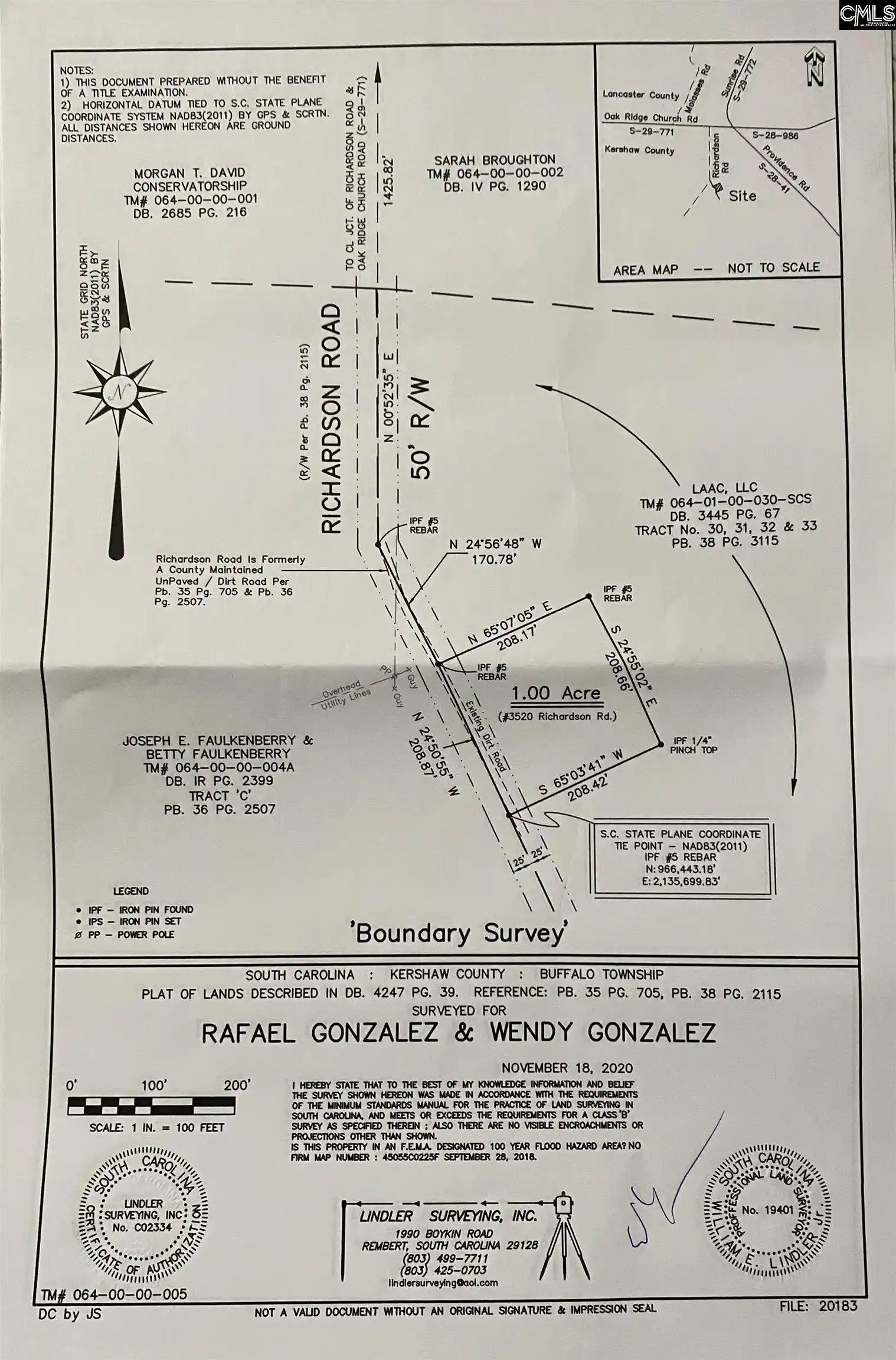 Photo 2 of Land for sale at 3520 Richardson, Kershaw, SC 29067 | MLS# 644712 | Listing updated on 2026-10-09
