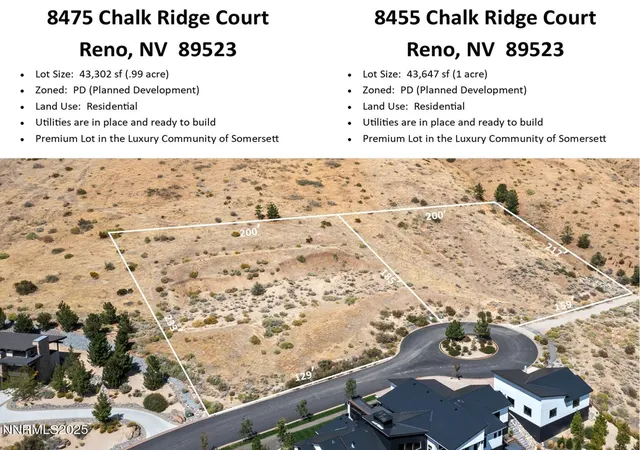Photo 1 of Land for sale at 8475 Chalk Ridge Ct, Reno, NV 89523 | MLS# 250056039 | Listing updated on 2025-09-18