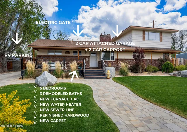 Photo 1 of Single family home for sale at 1790 Marla Dr, Reno, NV 89509 | MLS# 260000421 | Listing updated on 2026-05-08