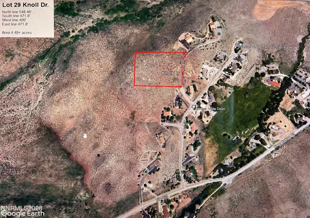 Photo 2 of Land for sale at 0 Knoll Dr #29, Carson City, NV 89703 | MLS# 260004995 | Listing updated on 2026-09-09