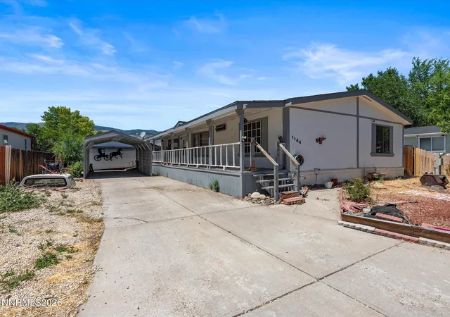 Photo 1 of Manufactured home for sale at 1144 Fleetwood Ave, Carson City, NV 89701 | MLS# 260009148 | Listing updated on 2026-08-18