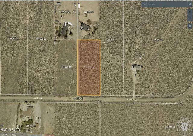 Photo 2 of Land for sale at 9995 Osage Rd, Reno, NV 89508 | MLS# 260008954 | Listing updated on 2026-07-14