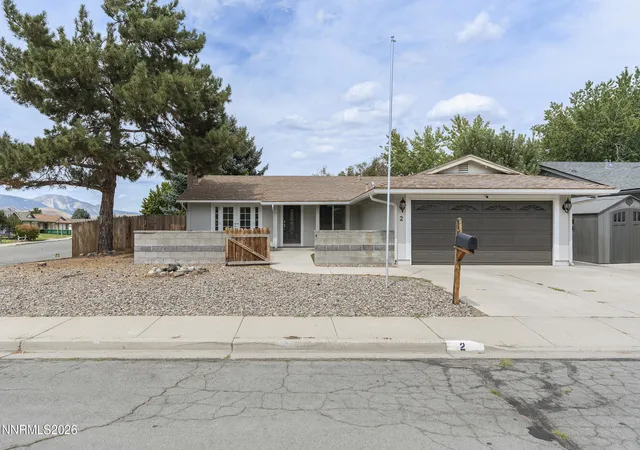 Photo 1 of Single family home for sale at 2 Hazelwood Ct, Carson City, NV 89701 | MLS# 260010984 | Listing updated on 2026-08-27