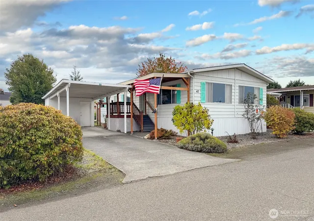 Photo 1 of Manufactured home for sale at 42 Juniper Mobile Ests, Sequim, WA 98382 | MLS# NWM2451526 | Listing updated on 2026-09-20