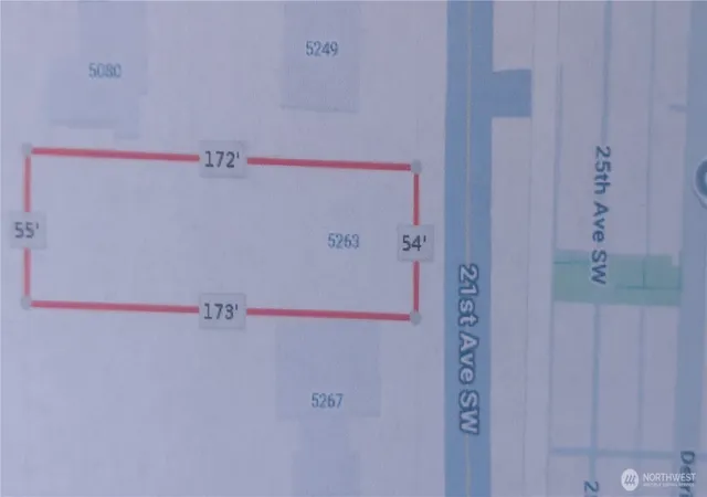 Photo 1 of Land for sale at 5263 21st Avenue SW, Seattle, WA 98106 | MLS# NWM2509831 | Listing updated on 2026-09-21