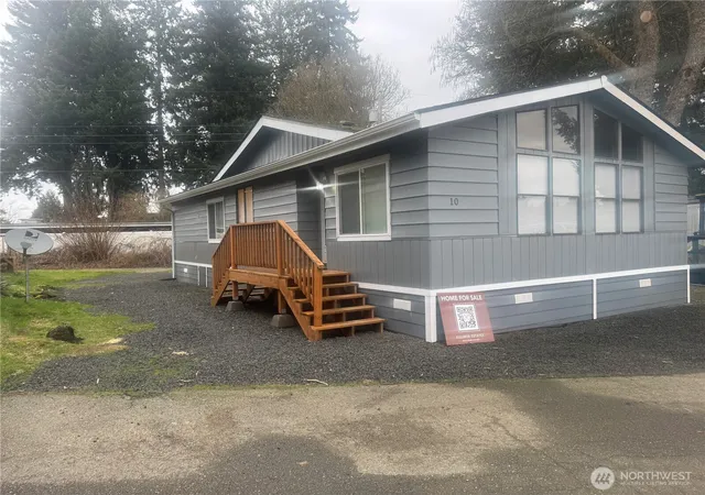 Photo 1 of Manufactured home for sale at 5705 Litterock Rd Sw #10, Tumwater, WA 98512 | MLS# NWM2510220 | Listing updated on 2026-09-21