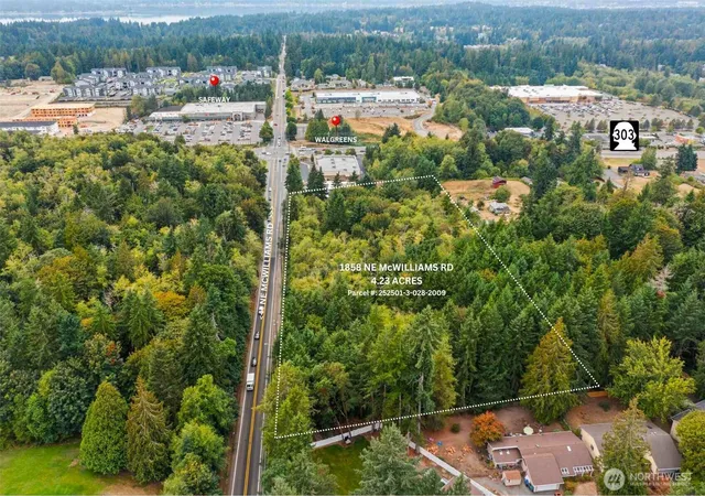 Photo 3 of Land for sale at 1858 Ne Mcwilliams Rd, Bremerton, WA 98311 | MLS# NWM2512918 | Listing updated on 2026-09-21