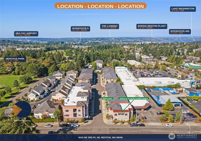 Photo 2 of Townhouse for sale at 4020 Ne 3rd Place #B, Renton, WA 98056 | MLS# NWM2522911 | Listing updated on 2026-09-30