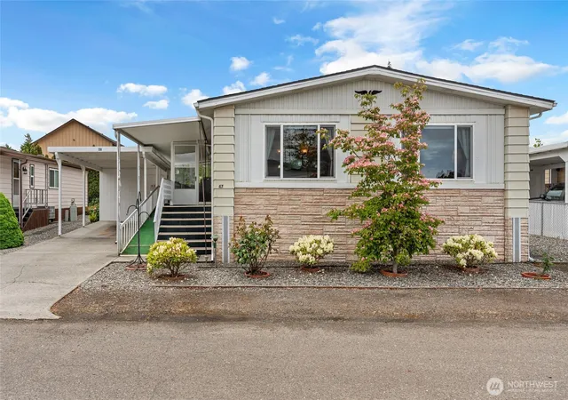 Photo 1 of Manufactured home for sale at 47 Juniper Mobile Ests, Sequim, WA 98382 | MLS# NWM2527676 | Listing updated on 2026-09-17