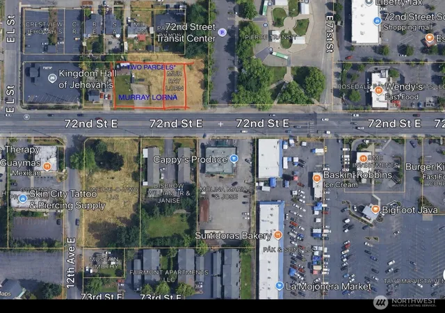 Photo 1 of Land for sale at 1219 E &1229 72nd, Tacoma, WA 98404 | MLS# NWM2536502 | Listing updated on 2026-09-21