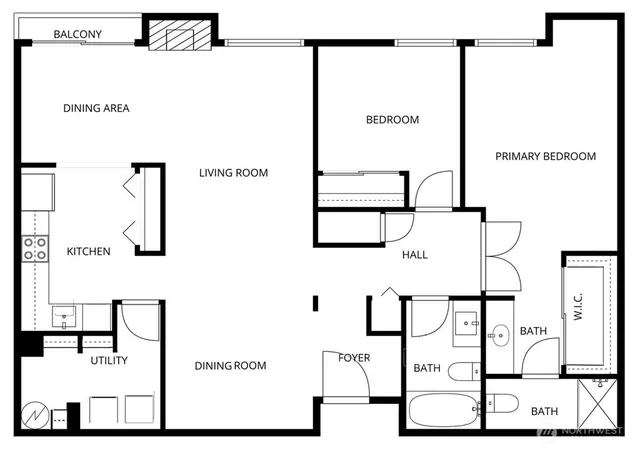 Photo 4 of Condo for sale at 11300 1st Avenue NE #321, Seattle, WA 98125 | MLS# NWM2553371 | Listing updated on 2026-09-22
