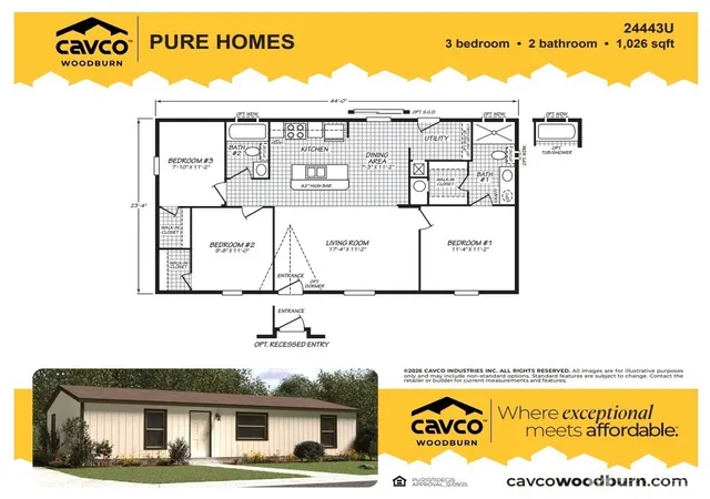 Photo 3 of Manufactured home for sale at 0 Atterberry Landing Pure Home #24443U, Sequim, WA 98382 | MLS# NWM2588037 | Listing updated on 2026-09-30