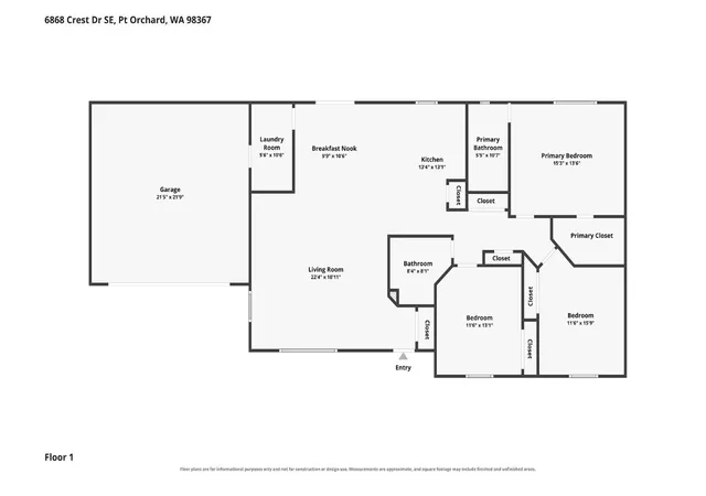 Photo 3 of Single family home for sale at 6868 Crest Dr SE, Port Orchard, WA 98367 | MLS# NWM2596300 | Listing updated on 2026-10-27