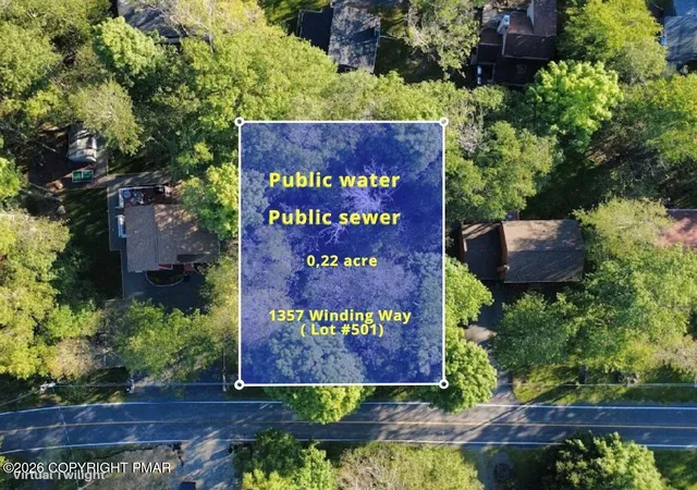 Photo 1 of Land for sale at 1357 Winding Way, Tobyhanna, PA 18466 | MLS# PM-143400 | Listing updated on 2026-09-13