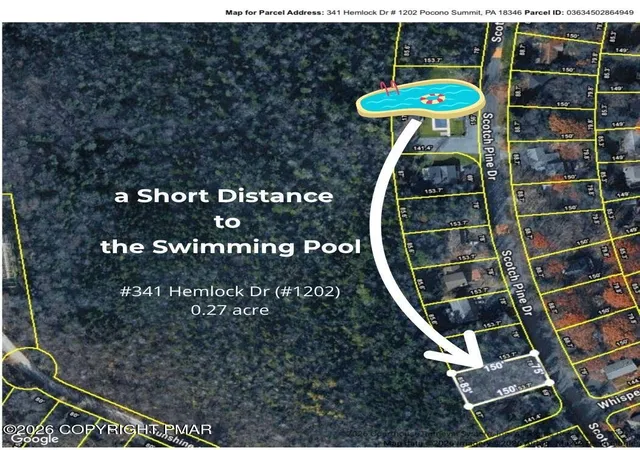 Photo 1 of Land for sale at 341 Scotch Pine (hemlock Dr,#1202) Dr, Pocono Summit, PA 18346 | MLS# PM-143439 | Listing updated on 2026-09-07