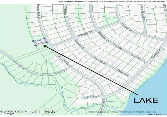 Photo 4 of Land for sale at 341 Scotch Pine (hemlock Dr,#1202) Dr, Pocono Summit, PA 18346 | MLS# PM-143439 | Listing updated on 2026-09-07