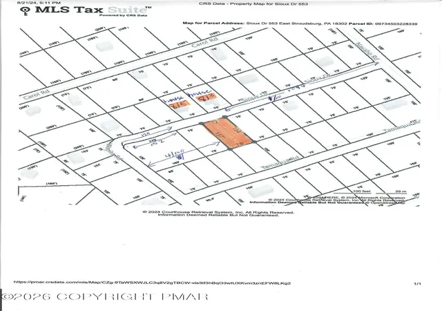 Photo 4 of Land for sale at Lot 553 Sioux Dr, East Stroudsburg, PA 18302 | MLS# PM-144071 | Listing updated on 2026-08-20