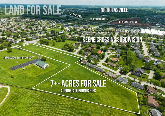 Photo 1 of Land for sale at 1465 Keene Rd, Nicholasville, KY 40356 | MLS# 25009243 | Listing updated on 2025-12-30