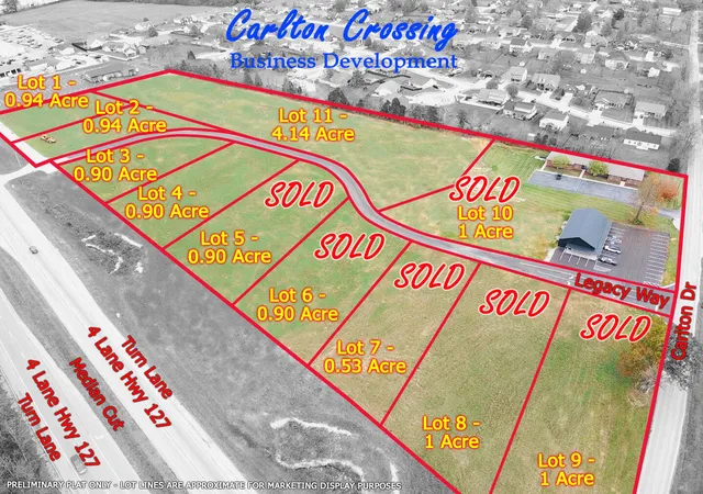 Photo 1 of Land for sale at 111 Carlton Crossing, Lawrenceburg, KY 40342 | MLS# 25018888 | Listing updated on 2025-09-12