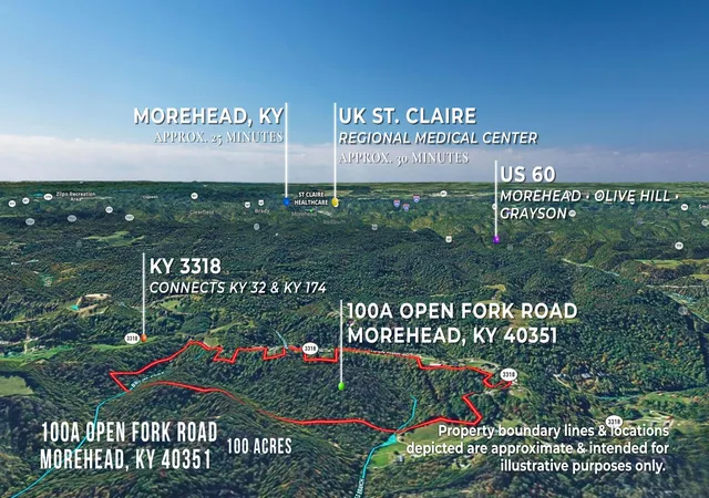 Photo 3 of Land for sale at 100a Open Frk Rd, Morehead, KY 40351 | MLS# 26009776 | Listing updated on 2026-08-18