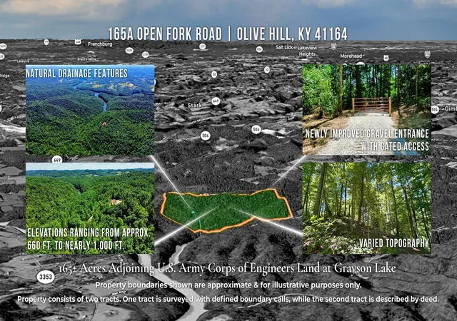 Photo 3 of Land for sale at 165a Open Frk Rd, Olive Hill, KY 41164 | MLS# 26012935 | Listing updated on 2026-07-23