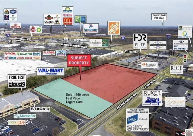 Photo 2 of Land for sale at 4735 Village Sq Dr, Paducah, KY 42001 | MLS# 26014146 | Listing updated on 2026-08-11