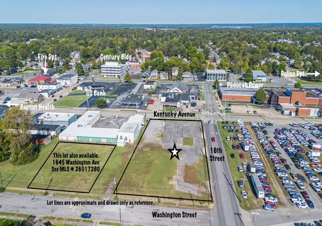Photo 2 of Land for sale at 1600 Kentucky Ave, Paducah, KY 42003 | MLS# 26017309 | Listing updated on 2026-07-20