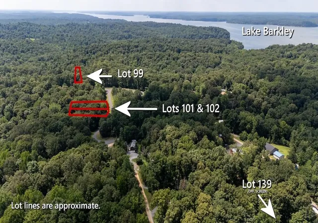 Photo 4 of Land for sale at Lot 99 101 102 139 Driftwood Dr, Eddyville, KY 42038 | MLS# 26022141 | Listing updated on 2026-08-14