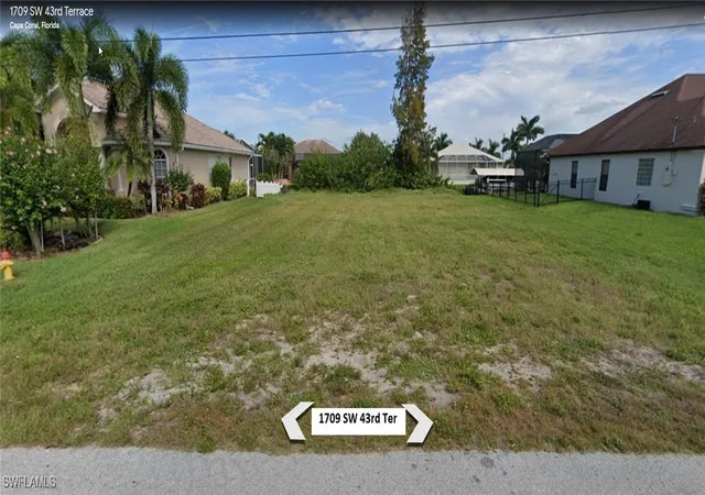 Land for sale at 1709 SW 43rd Terrace, Cape Coral, FL 33914 | MLS# 224079914 | Listing updated on 2024-10-02