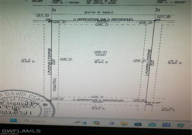 Photo 1 of Land for sale at 650 Knapp St, Lehigh Acres, FL 33974 | MLS# 224074974 | Listing updated on 2026-03-16