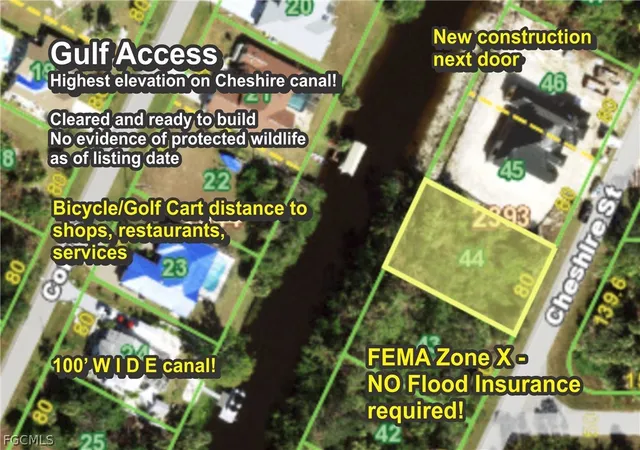 Photo 1 of Land for sale at 177 Cheshire St, Port Charlotte, FL 33953 | MLS# 221080908 | Listing updated on 2026-03-19