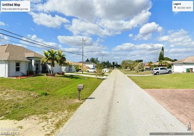 Photo 2 of Land for sale at 3412 Sw 11th Pl, Cape Coral, FL 33914 | MLS# 222083370 | Listing updated on 2026-03-02