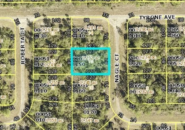 Photo 1 of Land for sale at 313 Nagle Ct, Lehigh Acres, FL 33972 | MLS# 222063539 | Listing updated on 2026-04-12