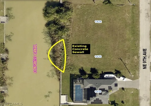 Photo 2 of Land for sale at 1420 Ne 9th Ave, Cape Coral, FL 33909 | MLS# 224047585 | Listing updated on 2026-04-21