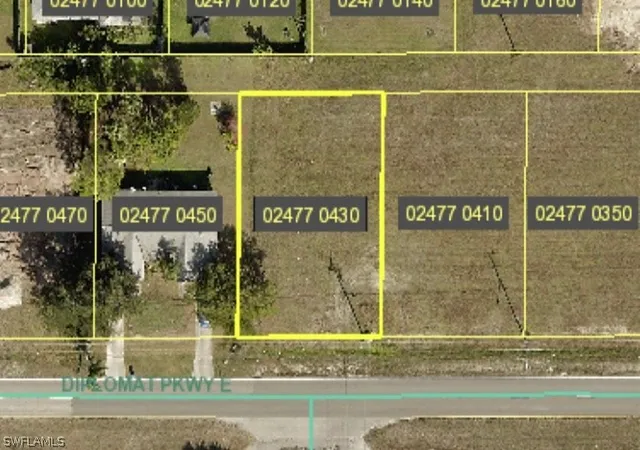 Photo 1 of Land for sale at 413 Diplomat Pkwy E, Cape Coral, FL 33909 | MLS# 223012370 | Listing updated on 2026-02-18