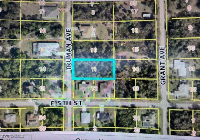 Photo 4 of Land for sale at 502 Truman Ave, Lehigh Acres, FL 33972 | MLS# 225017918 | Listing updated on 2025-08-01