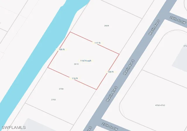 Photo 2 of Land for sale at 2608 2610 Martin Ave S, Lehigh Acres, FL 33973 | MLS# 224101896 | Listing updated on 2026-04-29
