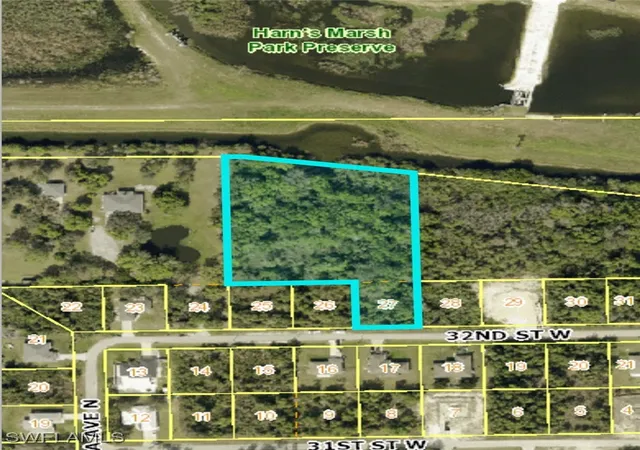 Photo 1 of Land for sale at 3414 32nd Street W, Lehigh Acres, FL 33971 | MLS# 225036213 | Listing updated on 2026-06-30