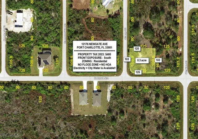 Photo 1 of Land for sale at 12176 Newgate Ave, Port Charlotte, FL 33981 | MLS# 225019923 | Listing updated on 2026-05-02