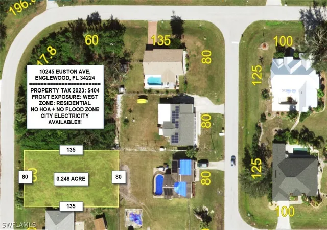 Photo 1 of Land for sale at 10245 Euston Ave, Englewood, FL 34224 | MLS# 224061063 | Listing updated on 2026-03-02