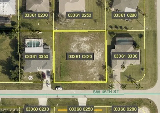 Land for sale at 1109 SW 46th Street, Cape Coral, FL 33914 | MLS# 224098542 | Listing updated on 2025-06-12