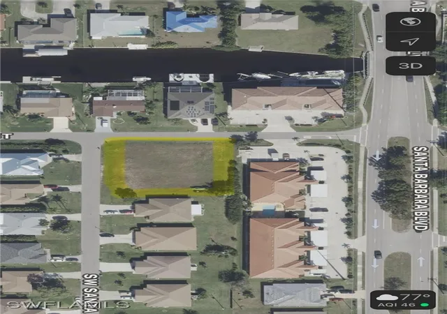 Photo 1 of Land for sale at 3905 Sw Santa Barbara Pl, Cape Coral, FL 33914 | MLS# 225043882 | Listing updated on 2026-04-11
