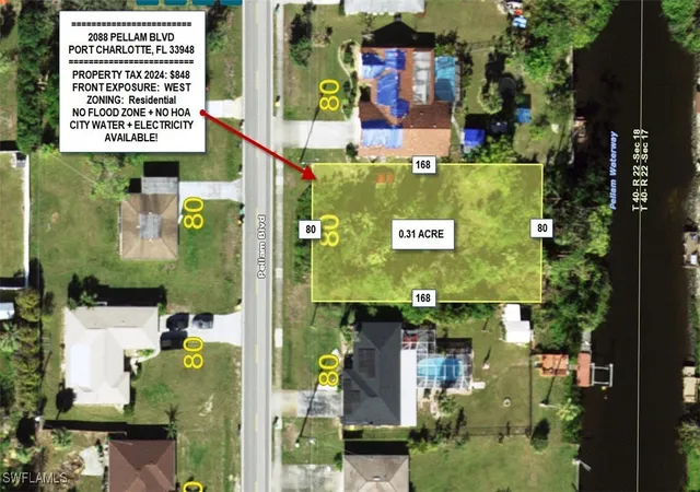 Photo 1 of Land for sale at 2088 Pellam Blvd, Port Charlotte, FL 33948 | MLS# 225059238 | Listing updated on 2026-03-02