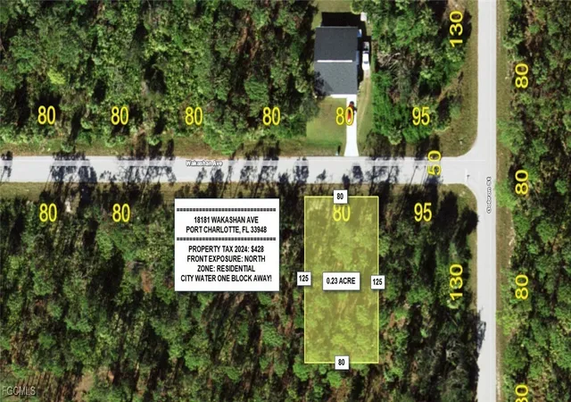 Photo 2 of Land for sale at 18181 Wakashan Ave, Port Charlotte, FL 33948 | MLS# 2025005949 | Listing updated on 2026-05-02