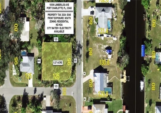 Photo 1 of Land for sale at 18506 Limberlos Ave, Port Charlotte, FL 33948 | MLS# 2025008987 | Listing updated on 2026-08-03